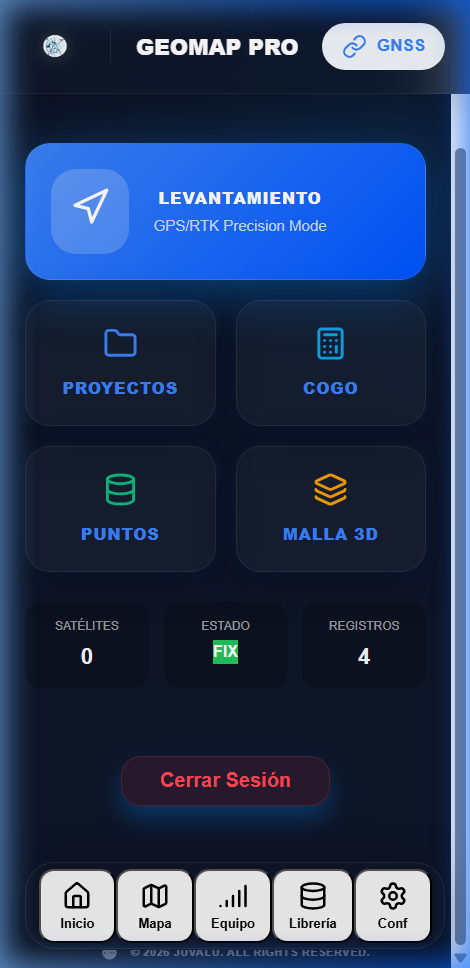 GeoMap Pro Dashboard